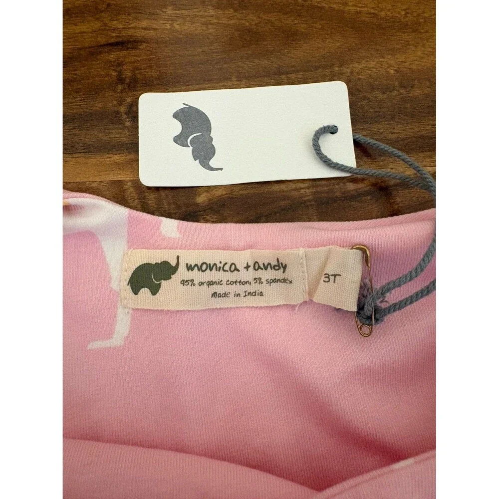 NWT Monica and Andy Just Dance Dress, Pink Camel Print, Size 3T